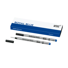 Wkłady do pióra kulkowego Montblanc niebieskie (Royal Blue) 2 szt. M (Medium)