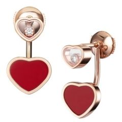 Kolczyki Chopard Happy Hearts