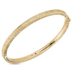 Bransoletka Roberto Coin Princess żółte złoto diamenty