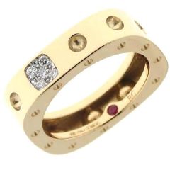 Pierścionek Roberto Coin Pois Moi, żółte złoto, rozmiar 13