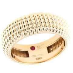 Pierścionek Roberto Coin Opera, żółte złoto, rozmiar 13