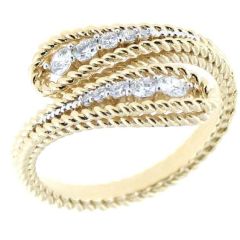 Pierścionek Roberto Coin Barocco, żółte złoto, rozmiar 13