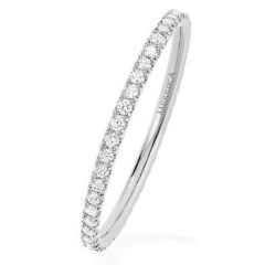 Pierścionek Messika Gatsby białe złoto, rozmiar 13