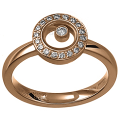 Pierścionek Chopard Happy Diamonds, rozmiar 11