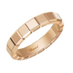 Pierścionek Chopard Ice Cube rozmiar 20 różowe złoto