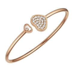 Bransoletka Chopard Happy Hearts różowe złoto