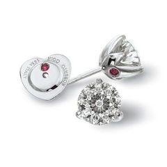 Kolczyki Roberto Coin Cento, białe złoto