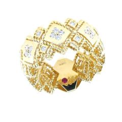 Pierścionek Roberto Coin, żółte złoto, rozmiar 13