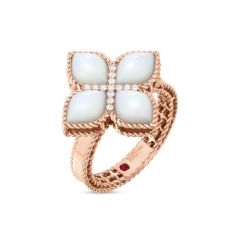 Pierścionek Roberto Coin Princess Flower Venetian, różowe złoto, rozmiar 12