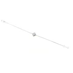 Bransoletka damska Roberto Coin Palazzo Ducale białe złoto diamenty 18 cm