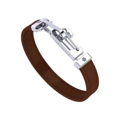 Bransoletka Montblanc Wrap Me brązowa 60