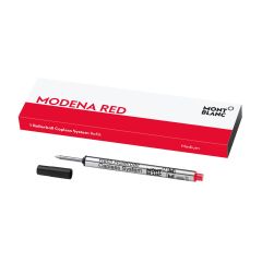 Wkład do pióra kulkowego bezskuwkowego Montblanc czerwony (Modena Red) 1 szt. M (Medium)