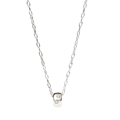 Naszyjnik Pomellato Iconica białe złoto diamenty 44 cm