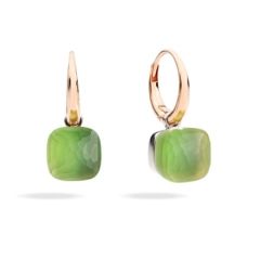 Kolczyki Pomellato Nudo różowe złoto Kwarc