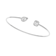 Bransoletka Messika My Twin białe złoto diamenty 17 cm