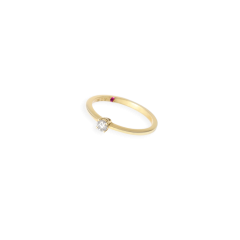 Pierścionek Roberto Coin Cinquantasette żółte złoto diament rozmiar 11