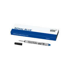 Wkłady do pióra kulkowego bezskuwkowego Montblanc niebieskie (Royal Blue) 1 szt. M (Medium)