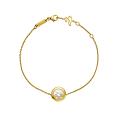 Bransoletka Chopard Happy Diamonds żółte złoto diamenty rozmiar 19 cm