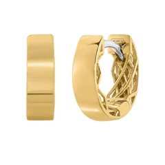 Kolczyki Roberto Coin Golden Gate żółte złoto