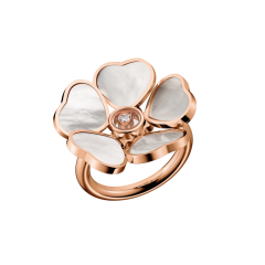 Pierścionek Chopard Happy Hearts różowe złoto diament rozmiar 13