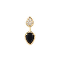 Kolczyk Boucheron Serpent Bohème żółte złoto onyx