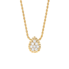 Naszyjnik Boucheron Serpent Bohème żółte złoto diamenty 44 cm