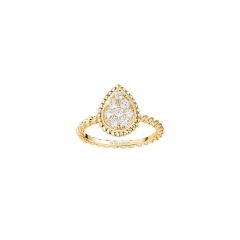 Pierścionek Boucheron Serpent Bohème żółte złoto diamenty rozmiar 12