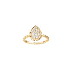 Pierścionek Boucheron Serpent Bohème żółte złoto diamenty rozmiar 16