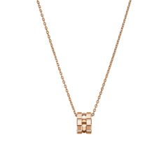 Naszyjnik Chopard Ice Cube różowe złoto 50 cm