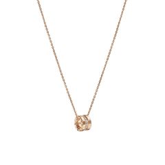 Naszyjnik Chopard Ice Cube różowe złoto diamenty 42 cm