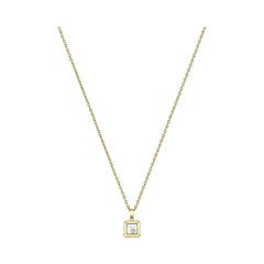 Naszyjnik Chopard Happy Diamonds żółte złoto diament  42 cm