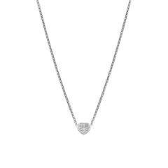 Naszyjnik Chopard My Happy Hearts białe złoto diamenty 41cm