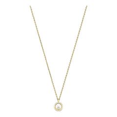Naszyjnik Chopard Happy Diamonds żółte złoto diamenty 42 cm