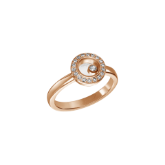 Pierścionek Chopard Happy Diamonds różowe złoto rozmiar 13