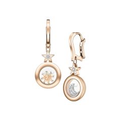 Kolczyki Chopard Happy Diamonds różowe złoto diamenty