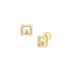 Kolczyki Chopard Happy Diamonds żółte złoto diamenty