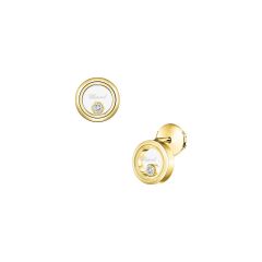Kolczyki Chopard Happy Diamonds zółte złoto diamenty