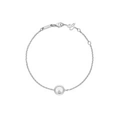Bransoletka Chopard Happy Diamonds białe złoto diament