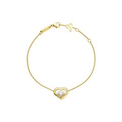 Bransoletka Chopard Happy Diamonds żółte złoto diamenty 19 cm