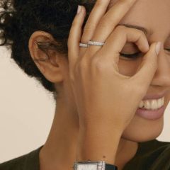 Pierścionek Boucheron Quatre białe złoto rozmiar 14