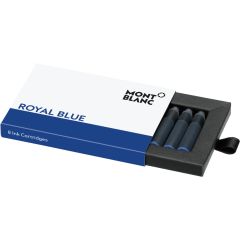 Naboje Montblanc niebieskie (Royal Blue) 8 szt.