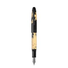 Pióro wieczne Montblanc Meisterstück Solitaire Calligraphy Gold Leaf M