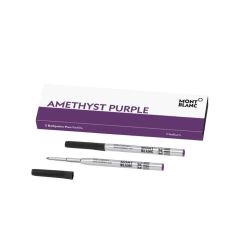 Wkłady do długopisu Montblanc fioletowe (Amethyst Purple) 2 szt. M (Medium)