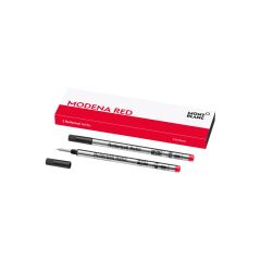 Wkłady do pióra kulkowego Montblanc czerwone (Modena Red) 2 szt. M (Medium)
