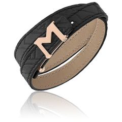 Bransoletka Montblanc M_Gram Embossed PVD Rose Gold