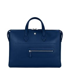 Torba biznesowa Montblanc Meisterstück Selection Soft granatowa