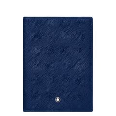 Etui na paszport Montblanc Sartorial 2cc granatowe