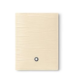 Elegancki Wizytownik Montblanc z kolekcji Meisterstück MB130942 w beżowym kolorze. Widok od przodu.