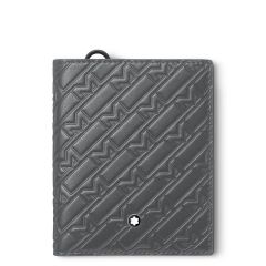 Portfel Montblanc M_Gram 4810 6cc kompaktowy w szarym kolorze