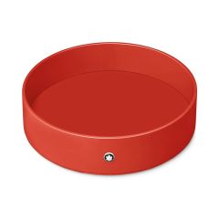Okrągła taca na biurko Montblanc wykończona lakierem (large)